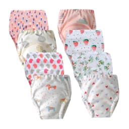 8pcs/6pcs Boy Potty Training Pants Breathable Absorbent Training Underwear Comfortable Underpants Potty Training Toilet Pants