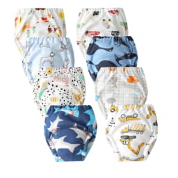 8pcs/6pcs Boy Potty Training Pants Breathable Absorbent Training Underwear Comfortable Underpants Potty Training Toilet Pants