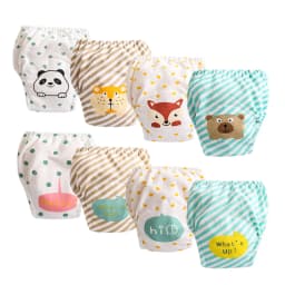 8pcs/6pcs Boy Potty Training Pants Breathable Absorbent Training Underwear Comfortable Underpants Potty Training Toilet Pants