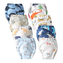 8pcs/6pcs Boy Potty Training Pants Breathable Absorbent Training Underwear Comfortable Underpants Potty Training Toilet Pants