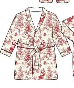 Wholesale Kids Pyjamas Christmas Girls Heart Pocket Pajama Set Boys Set Santa Children Sleepwear