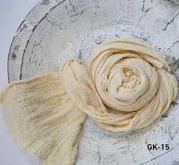 Seersucker Wrap Newborn Photography Props Soft Cotton Gauze Baby Swaddle Blanket Infant Studio Photo Basket Backdrop Accessories