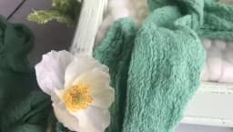 Seersucker Wrap Newborn Photography Props Soft Cotton Gauze Baby Swaddle Blanket Infant Studio Photo Basket Backdrop Accessories