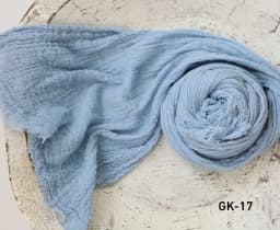 Seersucker Wrap Newborn Photography Props Soft Cotton Gauze Baby Swaddle Blanket Infant Studio Photo Basket Backdrop Accessories