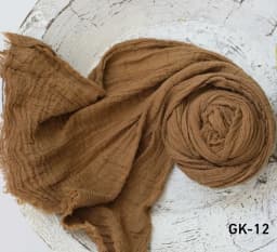 Seersucker Wrap Newborn Photography Props Soft Cotton Gauze Baby Swaddle Blanket Infant Studio Photo Basket Backdrop Accessories