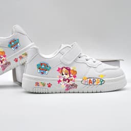 Girls Paw Patrol Cartoon Casual Shoes Children's 2026 New Design Cute White Sport Shoes Baby Kids Outdoor Breathable Sneakers