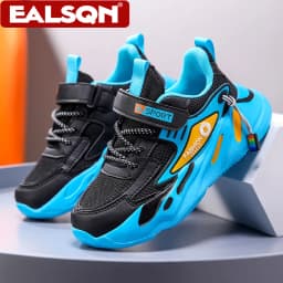 Fashion Children Sneakers Boys Breathable Flat Kids Shoes for Lightweight Sports Running Student Non-slip Walking Shoes