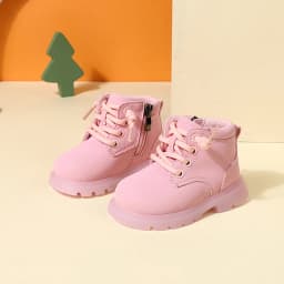 New Autumn Children Boots Leather Toddler Boys Ankle Boots Soft Sole Non-slip Fashion Little Girls Boots EU 15-25