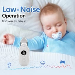 Baby Nasal Aspirator Electric Nose Cleaner Newborn Baby 9-Speed Nose Suction Device Booger Mucus Sucker for Infant Low Noise