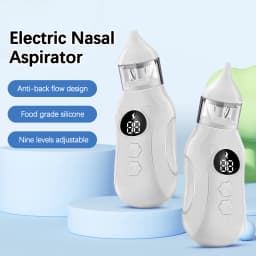 Baby Nasal Aspirator Electric Nose Cleaner Newborn Baby 9-Speed Nose Suction Device Booger Mucus Sucker for Infant Low Noise