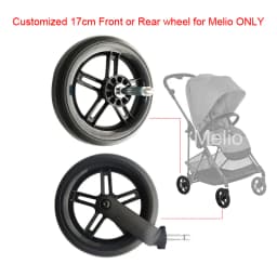 ONLY Melio 17CM Front Or Rear Wheel For Cybex Melio 2/3/Carbon/Pro Series Buggy Accessories Other Stroller Are NOT Compatible!!!