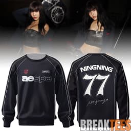2026 AESPA Complaexity Tour Limited Long Sleeve Crew Neck Sweatshirt Casual Relaxed-Fit Soft Comfy Autumn Winter Family Matching