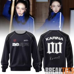 2026 AESPA Complaexity Tour Limited Long Sleeve Crew Neck Sweatshirt Casual Relaxed-Fit Soft Comfy Autumn Winter Family Matching