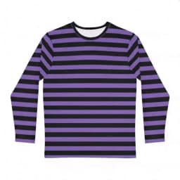 Girl's T-Shirt Rainbow Stripe Print Spring Casual Long Sleeve Tees Loose Round Neck Top Outdoor Comfortable Children's Clothing