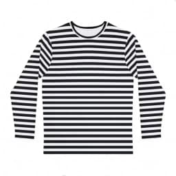 Girl's T-Shirt Rainbow Stripe Print Spring Casual Long Sleeve Tees Loose Round Neck Top Outdoor Comfortable Children's Clothing