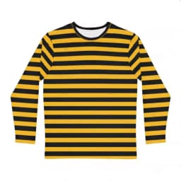 Girl's T-Shirt Rainbow Stripe Print Spring Casual Long Sleeve Tees Loose Round Neck Top Outdoor Comfortable Children's Clothing