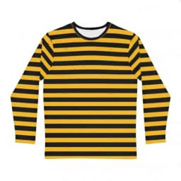 Girl's T-Shirt Rainbow Stripe Print Spring Casual Long Sleeve Tees Loose Round Neck Top Outdoor Comfortable Children's Clothing