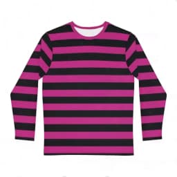 Girl's T-Shirt Rainbow Stripe Print Spring Casual Long Sleeve Tees Loose Round Neck Top Outdoor Comfortable Children's Clothing