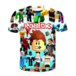 Roblox 3D Print Kids T Shirt Cartoon Game Character Short Sleeve Casual Summer Tops For Boys Girls Children Birthday Gift