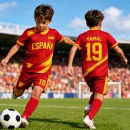2026 Summer Special Men Women Spain Fans NO.19 YAMAL Football Jersey Tee Shorts Set Shirt and Shorts Kids 2 Piece Set