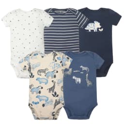 Newborn Boys Romper 2024 New Summer Cotton Baby Jumpsuit Infant Soft Baby 5 Pieces Cartoon Baby Boy Clothes 0 to 24 Months