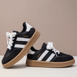 Children's Board Shoes Boys Sneakers 3-18 Years Old Khaki Boys Girls Single Shoes Four Seasons Non-slip Kids De Training Shoes