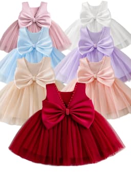 Pageant Wholesale Cute Beautiful Fashion Ball Gown Fancy Casual Floral Dresses Flower Baby Girl Dress Luxury