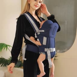 Enlarged and Thickened Backpack Baby Strap for Outdoor Travel Breathable in All Seasons Front Embrace and Back Children's Strap