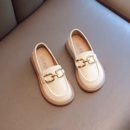 Girls' Princess Shoes 2025 Spring and Autumn Soft Soles Non-slip Foreign Style British Performance Loafers