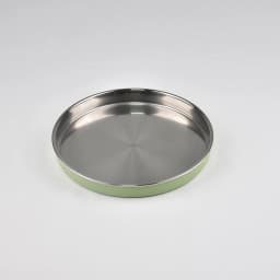 Big Baby Feeding Plate Silicone Stainless Steel Boy Girl Tableware Cute Plain