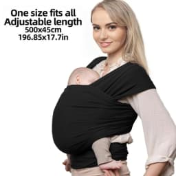 High-Quality Breathable Ergonomic Baby Wrap Carrier Portable Infant Slings Comfortable Baby Wrap Baby Carrier Baby Wrap Strap