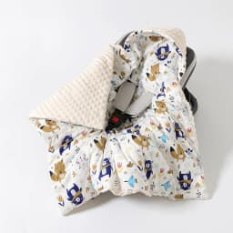 Baby Safety Seat Basket Blanket for Newborn Doudou Fleece Quilt Swaddle Wrap Windproof Hooded Swaddling Blankets Stroller Cover