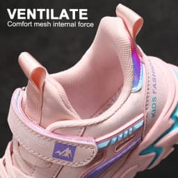 Kids Girls Shoes Running School Breathable Non-slip Sneakers Children Casual Shoes Outdoor Walking Tennis Sport All Season