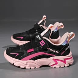 Kids Girls Shoes Running School Breathable Non-slip Sneakers Children Casual Shoes Outdoor Walking Tennis Sport All Season