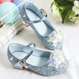 Summer Girls' Sandals Crystal Fashion Girls' Party Casual Shoes Buckle Ball Shoes