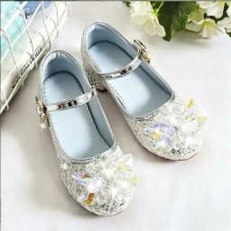 Summer Girls' Sandals Crystal Fashion Girls' Party Casual Shoes Buckle Ball Shoes