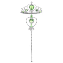 Wholesale 10pcs/Set Girls Princess Dress Up Diamond Crown Magic Wand Children Play Toys Elsa Snowflake Wand Kids Party Favor