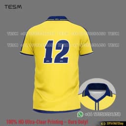 TESM Retro Polo Shirt Family Matching Football Jersey Men Casual Sports Lapel Shirt Breathable Short Sleeve Fan Top