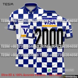 TESM Retro Polo Shirt Family Matching Football Jersey Men Casual Sports Lapel Shirt Breathable Short Sleeve Fan Top