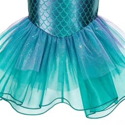 Girls Mermaid Costume Princess Kids Purple Dress Cosplay Children Clothing Fancy Carnival Birthday Party Dresses