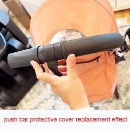 Stroller Push Bar Leather Cover For Yoya Yoyo 2016~2026 Buggy Mom Handle Pushing Handrail Protective Case Baby Accessories