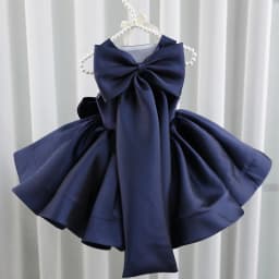Toddler Bow Party Baby Girls Dress Elegant 1st Birthday Baptism Bridesmaids Princess Dresses for Girl Gala Wedding Prom Costumes
