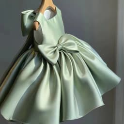 Toddler Bow Party Baby Girls Dress Elegant 1st Birthday Baptism Bridesmaids Princess Dresses for Girl Gala Wedding Prom Costumes