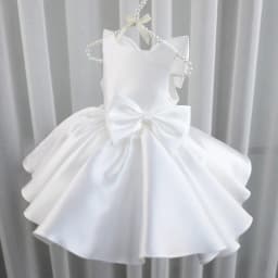 Toddler Bow Party Baby Girls Dress Elegant 1st Birthday Baptism Bridesmaids Princess Dresses for Girl Gala Wedding Prom Costumes