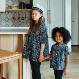 AS 2026SS Boutique Eden Collection Girls Floral Smocked Dresses Skirts Boys White Shirt Navy Shorts