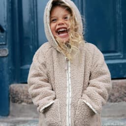 2025 Winter KS Children Cotton Lamb Wool Warm Outerwear Clothes Girls Print Coats Baby Boys Plus Fleece Jackets Kids Clothing
