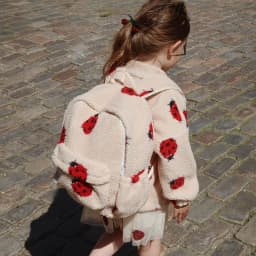 2025 Winter KS Children Cotton Lamb Wool Warm Outerwear Clothes Girls Print Coats Baby Boys Plus Fleece Jackets Kids Clothing