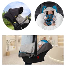 Baby Wrap Blanket For The Newborn With Windproof Hooded In A Infant Car Seat Autumn Warm Envelope For Discharge 0-6 Months