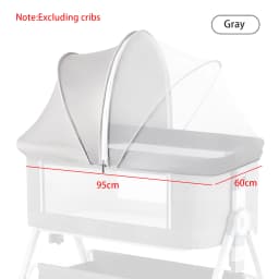 Mosquito Net for Baby Bed Four Seasons Universal Newborn Baby Removable Portable Ventilate Foldable Encrypted Crib Protectors