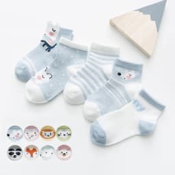 30Pairs/lot 0-2Y Infant Baby Socks for Girls Cotton Mesh Cute Newborn Boy Toddler Socks Baby Clothes Accessories